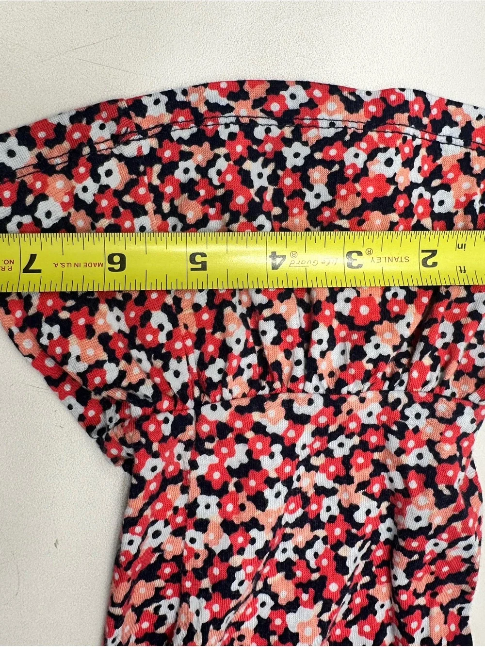 Michael Kors Women’s Pink Multi Floral Peasant Top Size M